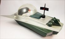 KX 2000 Radio-controlled Space Tank (metallic grey & green) - SLJ Société Lyonnaise de Jouets 1969