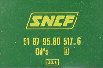 L\'Aiguilleur base Jouef 5295 Ho Sncf Fourgon à Bagages Uic Dd4s Vert Nem Neuf sans Boite