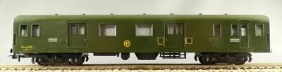 L\'Aiguilleur for Jouef 5295 Ho Sncf Luggage Van Dd4s myi 29687 Green Nem Lighting no Box