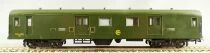 L\'Aiguilleur for Jouef 5295 Ho Sncf Luggage Van Dd4s myi 29687 Green Nem Lighting no Box
