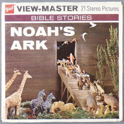 L\'Arche de No� - Pochette 3 Disques Gaf View-Master 3D R�f. B 851