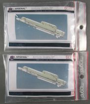 L\'Arsenal  - 2 x Mica Em + LM 2266S Résine Kit 1/32 Neuf Boi