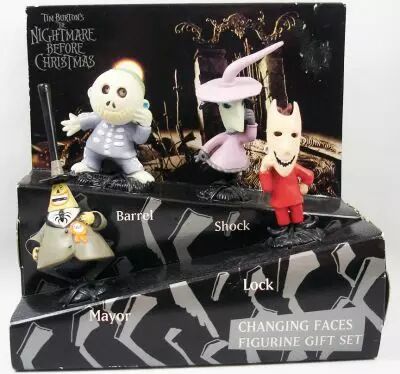 L\'�trange No�l de Mr Jack - Applause - Figurines pvc \ Changing Faces\  : Mayor, Lock, Shock, Barrel