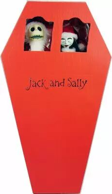 L\'Etrange No�l de Mr Jack - Diamond - Santa Jack & Sally en cercueil 40cm
