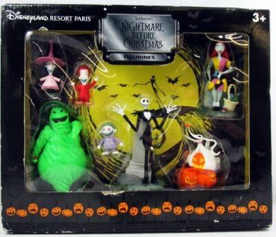 L\'�trange No�l de Mr Jack - Disneyland Paris - Coffret de 7 figurines PVC