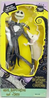 L\'�trange No�l de Mr Jack - Hasbro - Jack Skellington & Zero - Figurine parlant 40cm