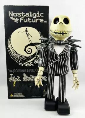 L\'�trange No�l de Mr Jack - Medicom Nostalgic Future - Jack Skellington (figurine t�le m�canique)