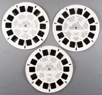 L\'Histoire de l\'Homme Volant - 3 Disques View-Master 3D sans Pochette R&eacute;f. B 685-F