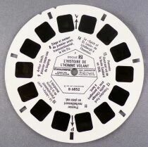 L\'Histoire de l\'Homme Volant - 3 Disques View-Master 3D sans Pochette R&eacute;f. B 685-F