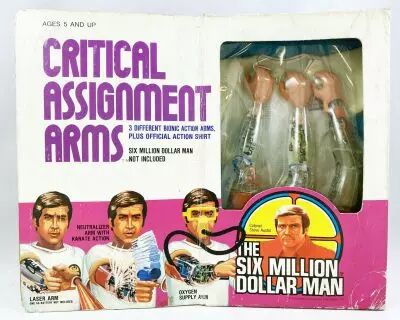 L\'homme qui valait 3 Milliards - Accessoires Kenner / Meccano - Critical Assignment Arms (Bras Bionics Sp�ciaux)