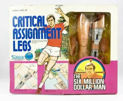 Notice Originale Meccano – L'Homme Qui Valait 3 Milliards (Six Million Dollar Man) 1976