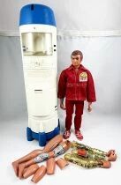 L\'homme qui valait 3 Milliards - Figurine Kenner 33cm - Steve Austin Missions d\'Urgences + Transport Bionic & Station R&eacute;paration