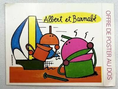 L\'Ile aux Enfants - Autocollant La Vache qui Rit (1977) - Albert et Barnab�