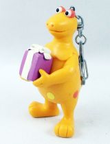 L\'Ile aux Enfants - Casimir offre un cadeau - Figurine PVC Porte clé Plastoy