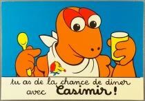 L\'Ile aux Enfants - D. Caplain Post Card 1977 #11 - Tu as de la Chance de Diner avec Casimir (You are lucky to have dinner with 