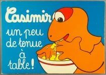 L\'Ile aux Enfants - D. Caplain Post Card 1977 #12 - Casimir Un Peu de Tenue &agrave; Table (A Bit of Table Manners)