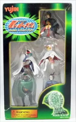 La Bataille des Plan�tes (Gatchaman) - Yujin - Set de 5 figurines PVC La Force G 