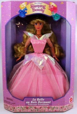 La Belle au bois dormant - La Princesse Aurore Scintillante - Poup�e Mattel 1996 (ref.15808)