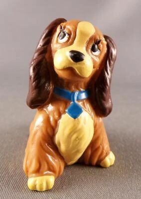 La Belle et le Clochard - Figurine Pvc Bully - Belle (Marron)