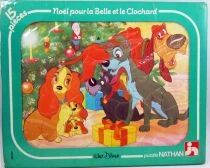 La Belle et le Clochard - Puzzle 15 pi&egrave;ces Nathan - No&euml;l pour la Belle et le Clochard