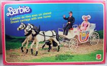 La calèche de rêve de Barbie avec un cheval - Mattel 1982 (ref.5440)