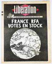 La dernière aventure de Tintin - Journal Libération 5-6 Mars 1983