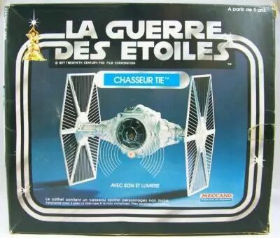 La Guerre des Etoiles - Meccano - Chasseur TIE (TIE Fighter) 