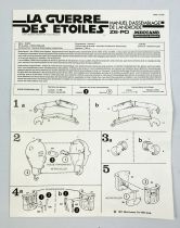 La Guerre des Etoiles - Z-6PO (C-3PO) Zed-Cispeo - Model Kit - Meccano 1978 (loose w/box)