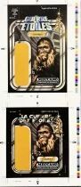 La Guerre des Etoiles (Meccano) / Star Wars Display Stand + Proof Cards \ Chiquetaba\  (Reproduction)