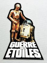 La Guerre des Etoiles 1977 - Autocollants Promotionnel (10cm) France