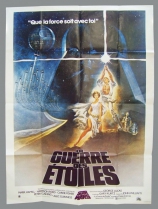 La Guerre des Etoiles 1977 - Movie Poster \ Style A\  (Tom Jung) 120x160cm (Sonis 1990)