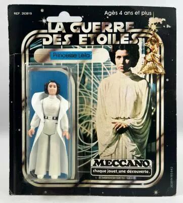 La Guerre des Etoiles 1978 - Meccano - Princesse Le�a (square card 20-back)