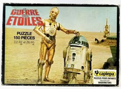 La Guerre des Etoiles 1978 - Puzzle 150 pi�ces \ D2 R2 et Z6 PO\  - Capiepa