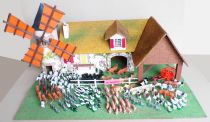 La Hotte aux Jouets Réf Patu 371 - La Ferme - Ferme & Moulin Les Patureaux avec Animaux en Boite