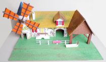 La Hotte aux Jouets Réf Patu 371 - La Ferme - Ferme & Moulin Les Patureaux avec Animaux en Boite