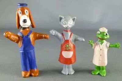 La Maison de Toutou - Figurine plastique Jim - S�rie Compl�te Toutou Kiki Zouzou