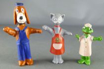 La Maison de Toutou - Figurine plastique Jim - Série Complète Toutou Kiki Zouzou