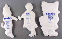 La Maison de Toutou - Figurine Vinyle Souple Silhouette Vache Grosjean  - Toutou Kik iZouzou