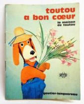 La Maison de Toutou - Merchandising - Mini-Album Editions Gautier-Languereau Toutou a bon coeur - ORTF 1970