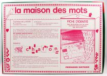 La maison des mots - Educative letters game - Fernand Nathan 1978