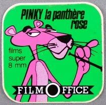 La Panthère Rose - Autocollant Film Office - Films Super 8 mm