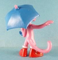 La Panth&egrave;re Rose - Figurine Pvc Bully 1983 - Panth&egrave;re Rose avec Parapluie