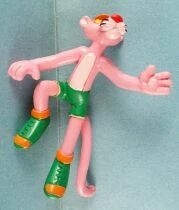 La Panth&egrave;re Rose - Figurine Pvc Bully 1983 - Panth&egrave;re Rose Pilote Cycliste