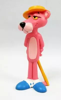La Panth�re Rose - Schleich 1985 - Panth�re Rose avec Canotier & Canne