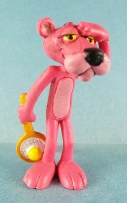 La Panth�re Rose - Schleich 1985 - Panth�re Rose Joue au Tennis