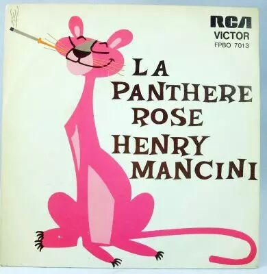 La Panth�re Rose par Henry Mancini - Disque 45Tours - Bande Originale - RCA 1963