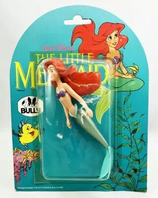 La Petite Sir�ne (The Little Mermaid) - Figurine flexible Bully 1989 - Ariel (neuve sous blister)