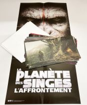 La Planète des Singes, l\'Affrontement - Kit Promotionnel Français (10Lobby Cards + 4 Affichettes Pantalon)