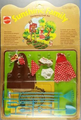  La Sunshine Family - Panoplie V�tements & Accessoires Gardening Kraft Kit - Mattel R�f 7791