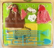  La Sunshine Family - Panoplie V&ecirc;tements & Accessoires Gardening Kraft Kit - Mattel R&eacute;f 7791